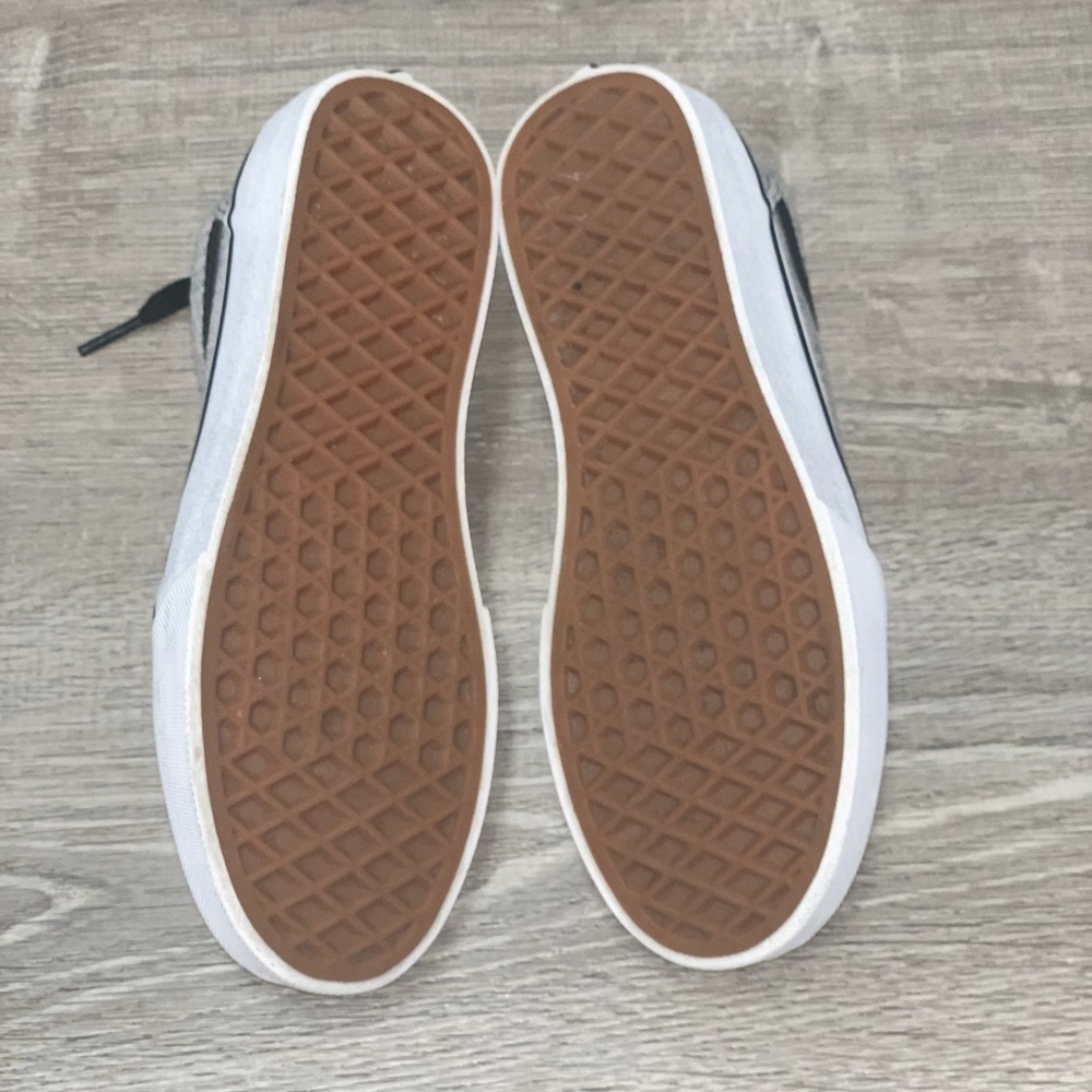 Vans classic black & gray Gs - Picture 5 of 8